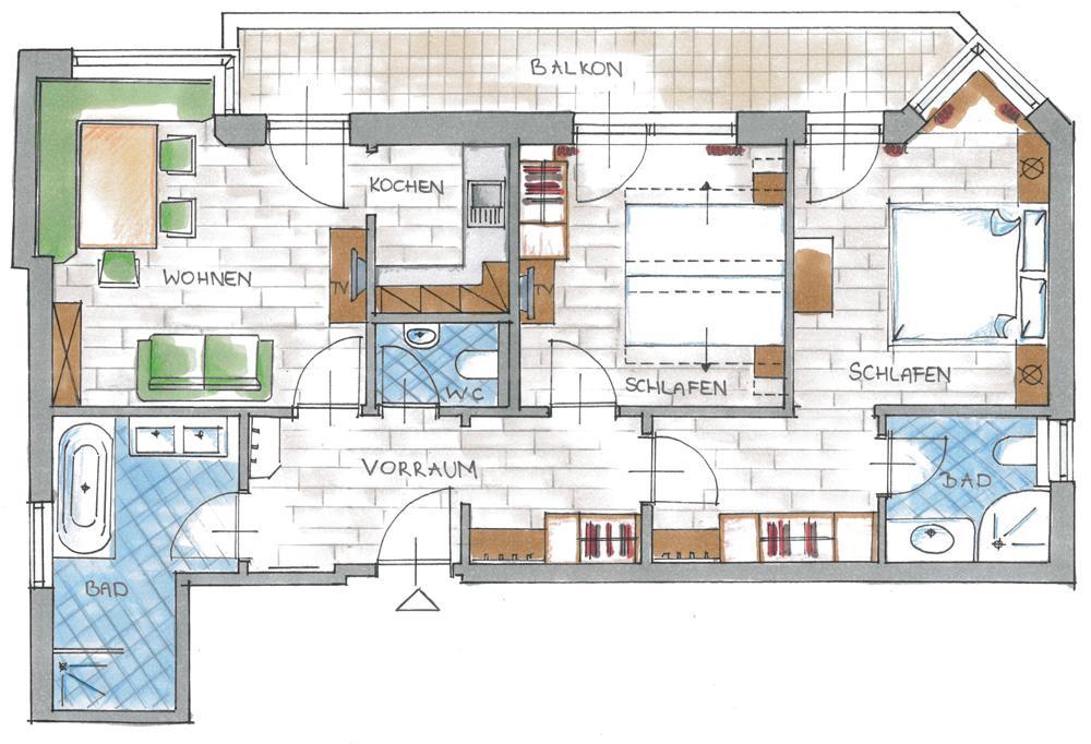 צל אם צילר Appartements Alpenkristall חדר תמונה